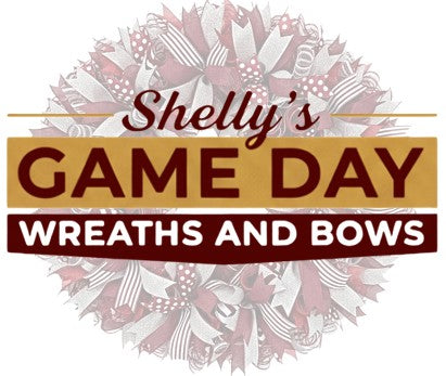 Shelly's Game Day Wreaths and Bows
